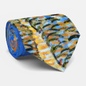 Van Gogh - Cafe Terrasse Krawatte (Gerollt)