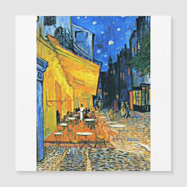 Van Gogh - Cafe Terrasse Magnetkarte (Vorderseite)