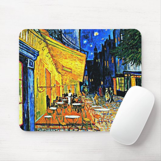 Van Gogh - Cafe Terrasse Mousepad (Mit Mouse)