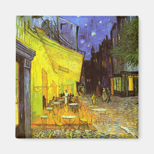 Van Gogh: Café-Terrasse nachts Magnet