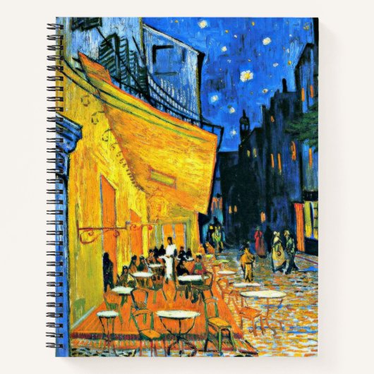 Van Gogh - Café-Terrasse Notizblock (Vorderseite)