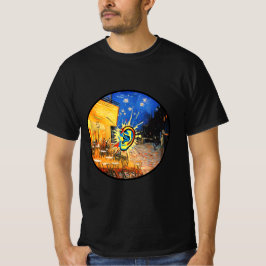Van Gogh Café Terrasse Pop Art Ohr Surrealismus T-Shirt