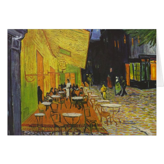 Van Gogh Cafe Terrasse Post-Impressionist (Vorderseite (Horizontal))