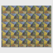 Van Gogh Cafe Terrasse Post-Impressionist Geschenkpapier (Flach)