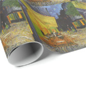 Van Gogh Cafe Terrasse Post-Impressionist Geschenkpapier (Rolleneckpunkt)