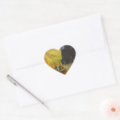 Van Gogh Cafe Terrasse Post-Impressionist Herz-Aufkleber (Umschlag)