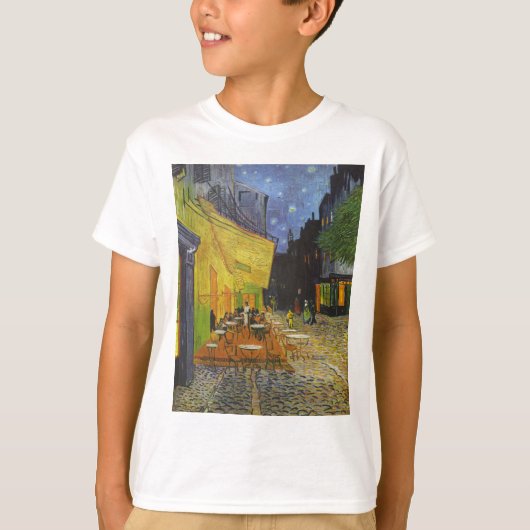 Van Gogh Cafe Terrasse Post-Impressionist T-Shirt (Vorderseite)