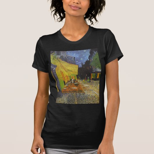 Van Gogh Cafe Terrasse Post-Impressionist T-Shirt (Vorderseite)