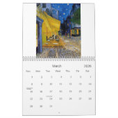 Van Gogh Calendar Kalender (Mär 2026)