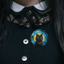 Van Gogh Cat Goth Cat Black Cats
