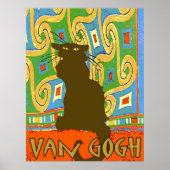 Van Gogh Cat Poster (Vorne)