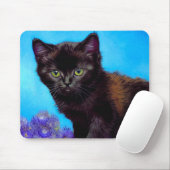 Van Gogh Cat und Blume Mousepad (Mit Mouse)