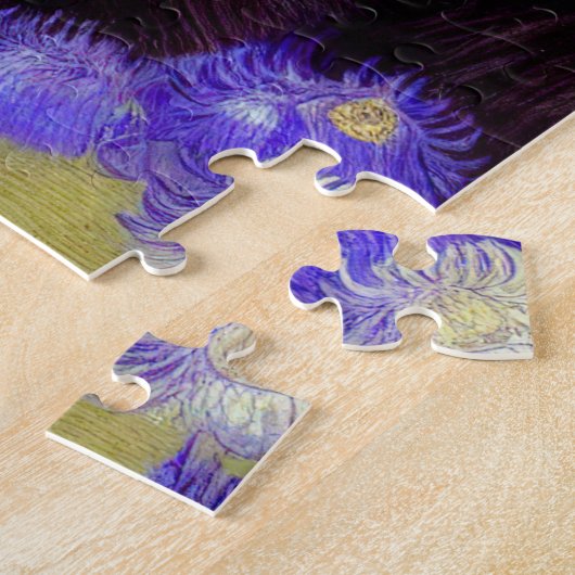 Van Gogh Cat und Blume Puzzle (Seite)