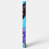 Van Gogh Cat und Blume Samsung Galaxy Hülle (Linke Seite)