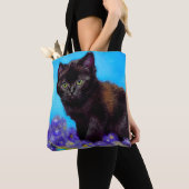 Van Gogh Cat und Blume Tasche (Von Nahem)