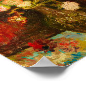 Van Gogh Chinese Asters and Gladioli Poster (Ecke)