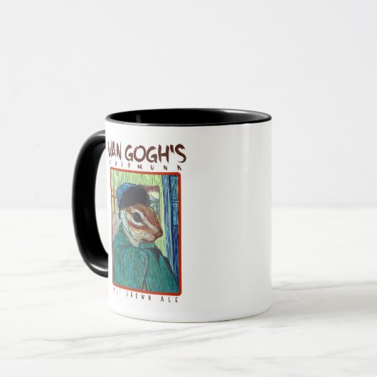 Van Gogh-Chipmunk-Tasse Tasse (Vorderseite Links)