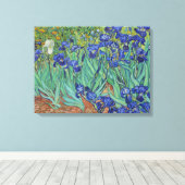 Van Gogh Classic Painting Irises Floral Botanical Leinwanddruck (Insitu (Holzboden))