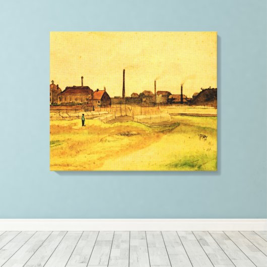 Van Gogh - Coalmine in the Borinage, Leinwanddruck (Insitu (Holzboden))