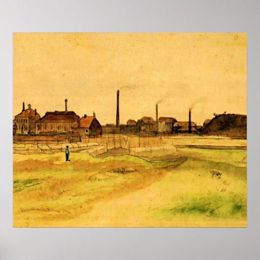 Van Gogh - Coalmine in the Borinage, Poster (Vorne)