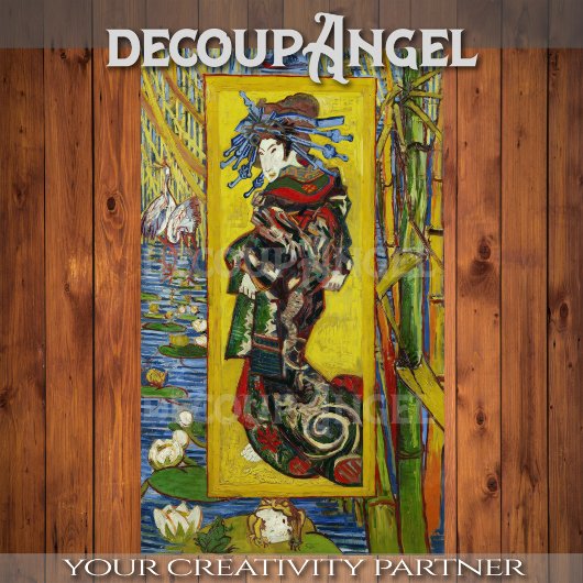 Van Gogh - Courtesan Decoupage Seidenpapier