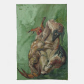 Van Gogh Crab auf der Rückseite (F605)Fine Art Handtuch (Vertikal)