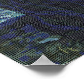 Van Gogh Cross Stitch Muster Poster (Ecke)