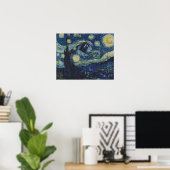 Van Gogh Cross Stitch Muster Poster (Heimbüro)