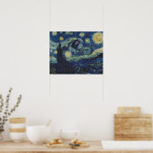 Van Gogh Cross Stitch Muster Poster (Küche)
