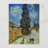 Van Gogh - Cypress gegen einen Starry Sky Postkarte (Vorderseite)