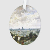 Van Gogh - Dächer von Paris Ornament (Vorderseite)