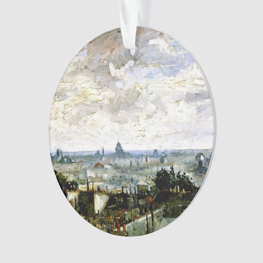 Van Gogh - Dächer von Paris Ornament (Vorderseite)