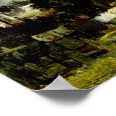 Van Gogh - Dächer von Paris Poster (Ecke)