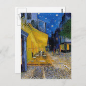 Van Gogh - Das Café Terrasse Postkarte (Vorne/Hinten)