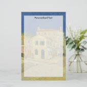 Van Gogh | das gelbe Haus | 1888 Briefpapier (Stehend Vorderseite)