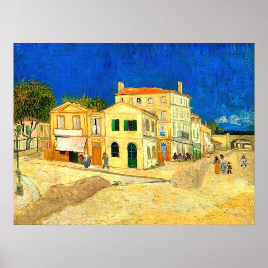 Van Gogh, Das Gelbe Haus, Poster (Vorne)