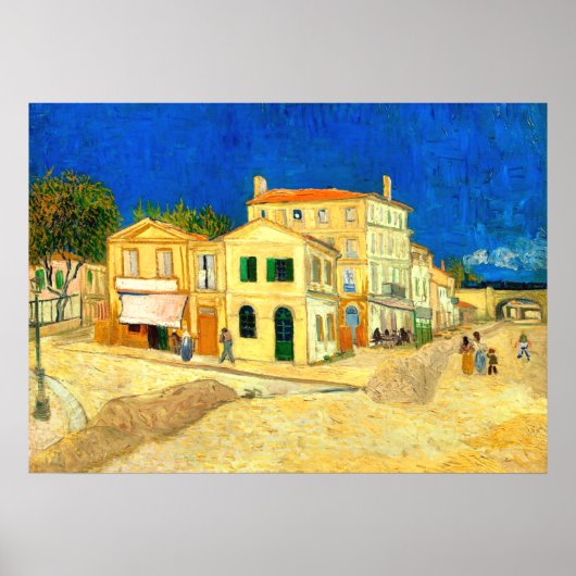 Van Gogh, Das Gelbe Haus,  Poster (Vorne)