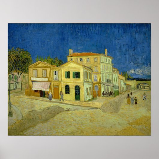 Van Gogh - Das Gelbe Haus Poster (Vorne)