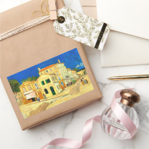 Van Gogh, Das gelbe Haus, Rechteckiger Aufkleber