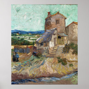 Van Gogh - Das Haus von La Crau (Alte Mühle) Poster