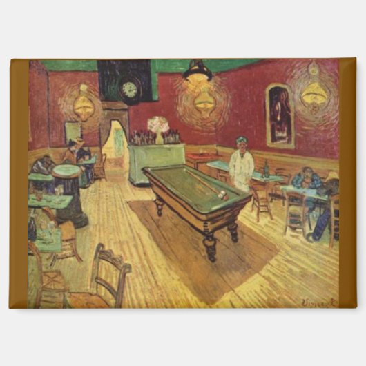Van Gogh, Das Nachtcafé, Magnet (Vorderseite)