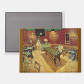 Van Gogh, Das Nachtcafé, Magnet (Vorderseite/Rückseite)