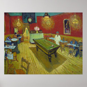 Van Gogh Das Nachtcafe Poster
