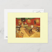 Van Gogh Das Nachtcafe Postkarte (Vorne/Hinten)