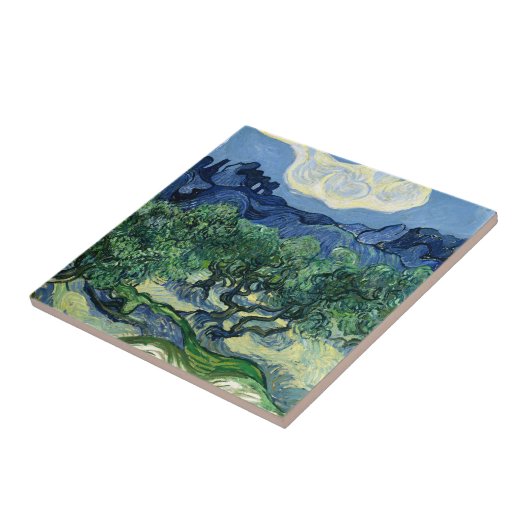 Van Gogh Das Olive Trees Landschaftsbild Fliese (Seite)