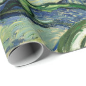 Van Gogh Das Olive Trees Landschaftsbild Geschenkpapier (Rolleneckpunkt)