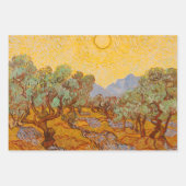 Van Gogh Das Olive Trees Landschaftsbild Geschenkpapier Set (Vorderseite 2)
