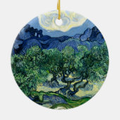 Van Gogh Das Olive Trees Landschaftsbild Keramik Ornament (Hinten)