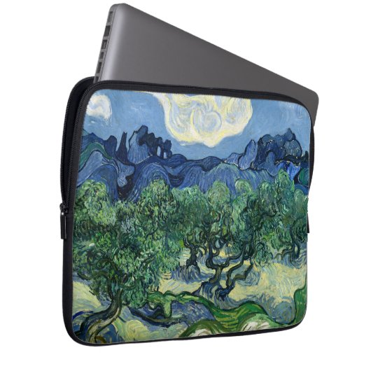 Van Gogh Das Olive Trees Landschaftsbild Laptopschutzhülle (Vorne Rechts)