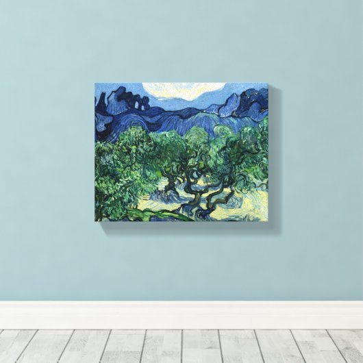Van Gogh Das Olive Trees Landschaftsbild Leinwanddruck (Insitu (Holzboden))
